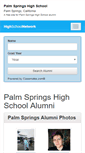 Mobile Screenshot of palmspringshighschool.net